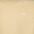 Sudaderas Sudadera Bordada Ami Ami PARIS Beige Unisexo