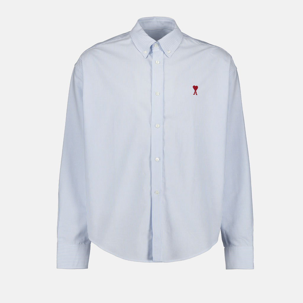 Camisas Chemise Ami de Coeur rayée Ami PARIS Azul Unisexo