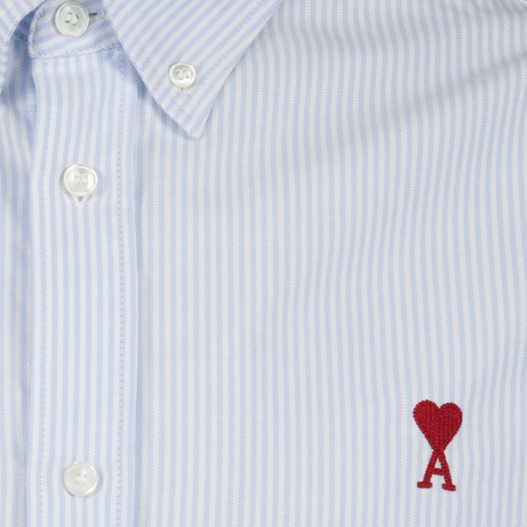Camisas Chemise Ami de Coeur rayée Ami PARIS Azul Unisexo