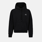 Moletons Moletão com Logo Ami PARIS Preto Unissex