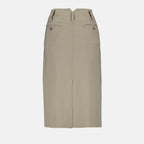 Jupes Jupe crayon Ami PARIS Beige Femme