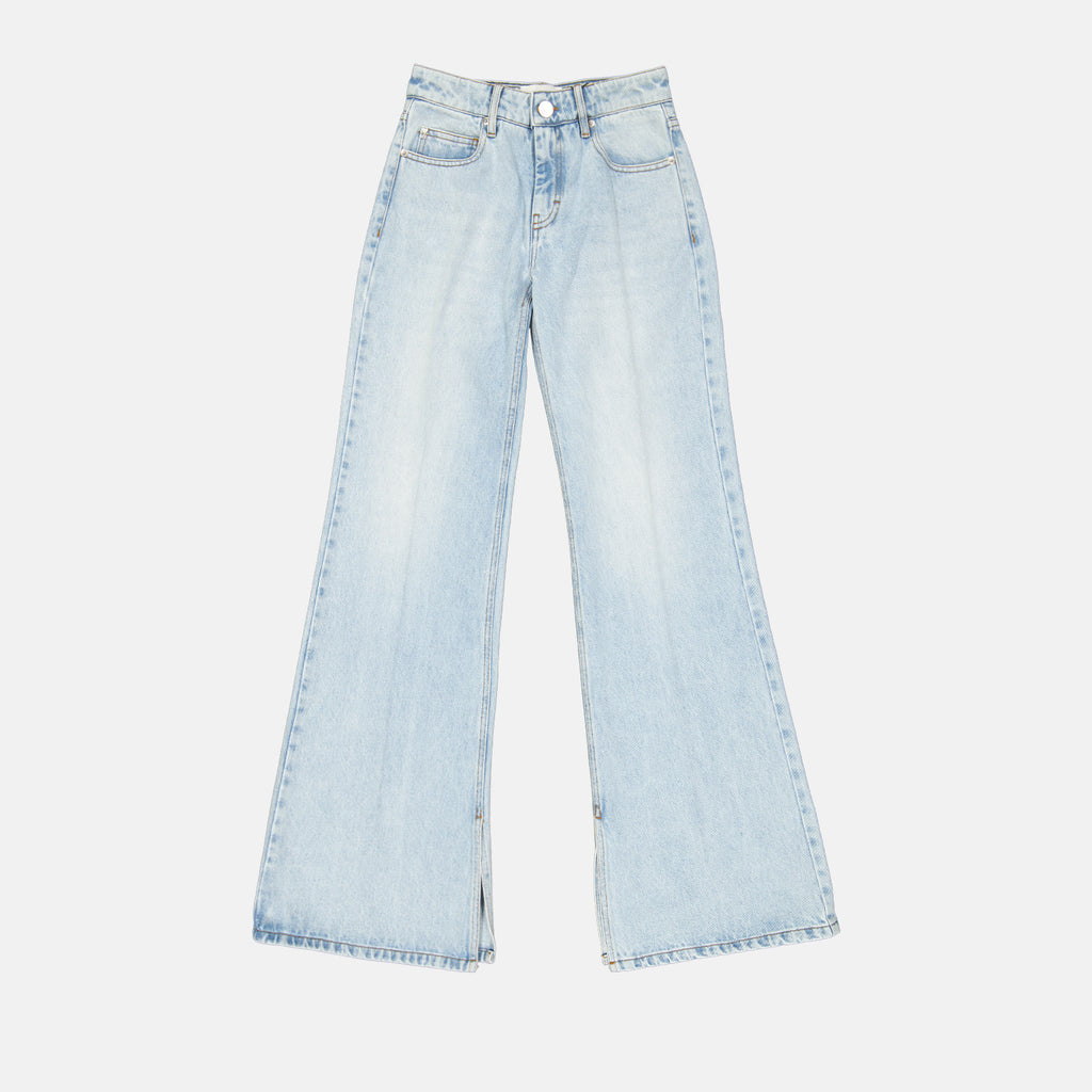Pantalons Jean flare Ami PARIS Bleu Femme