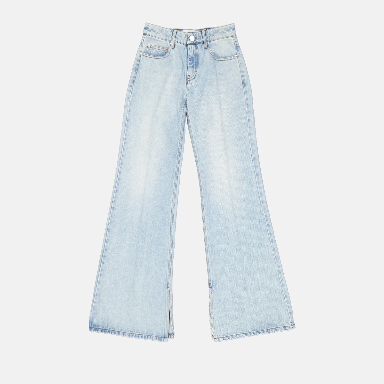 Pantalons Jean flare Ami PARIS Bleu Femme