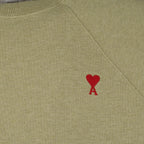 Sudaderas Sudadera Ami de Coeur Ami PARIS Caqui Unisexo