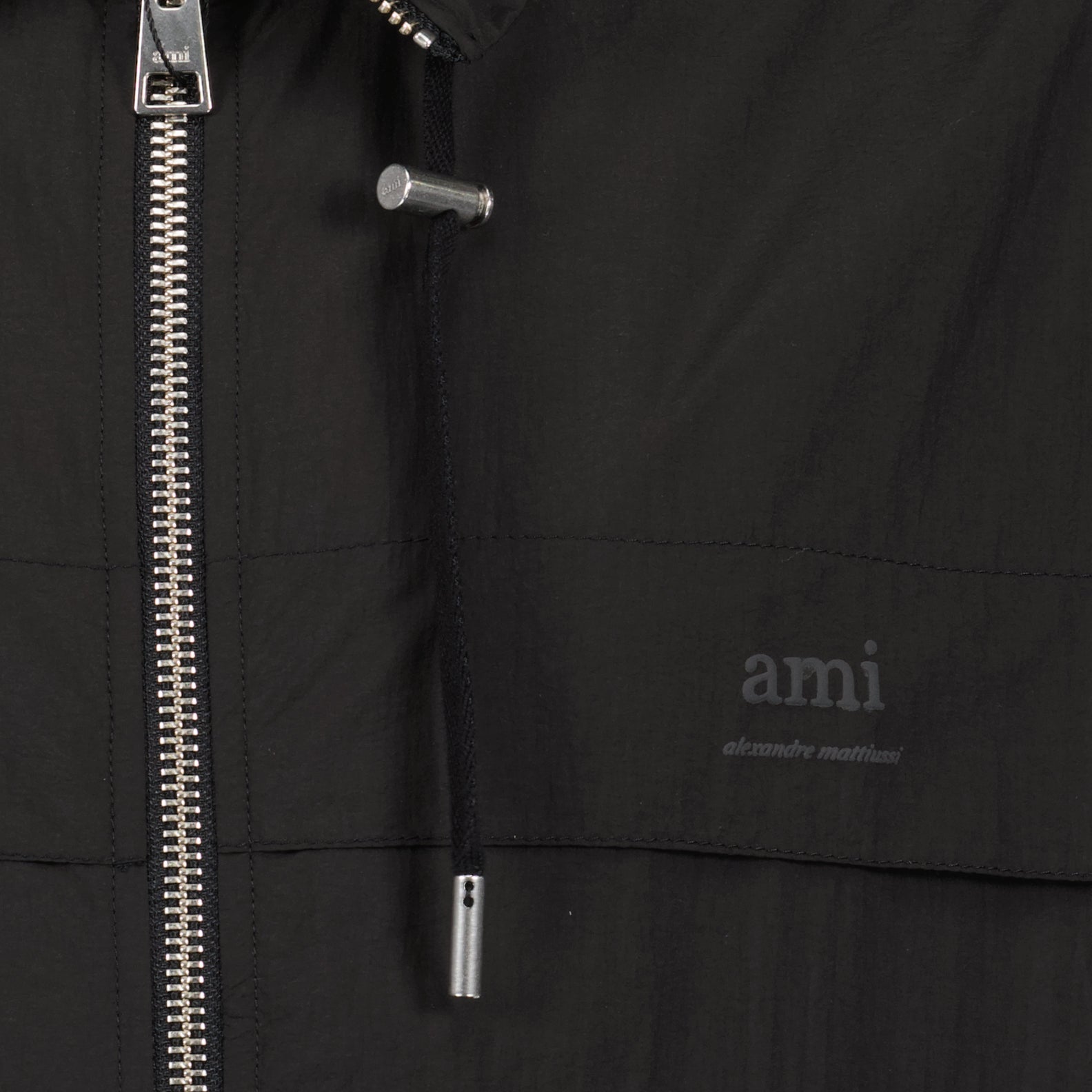 Jaquetas Veste coupe-vent en nylon Ami PARIS Preto Homme