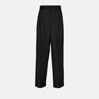 Pants Pleated pants Ami PARIS Black Women