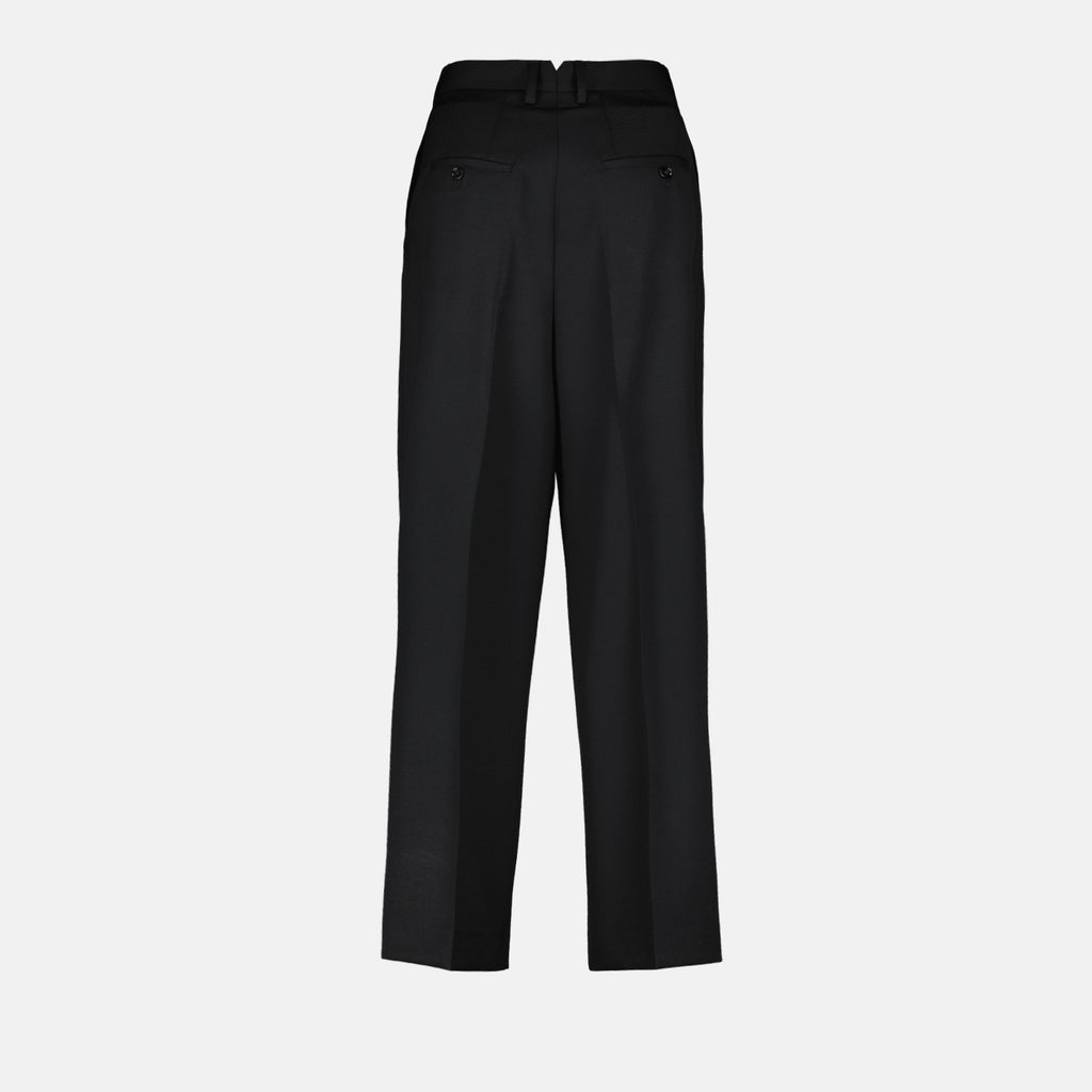 Pants Pleated pants Ami PARIS Black Women
