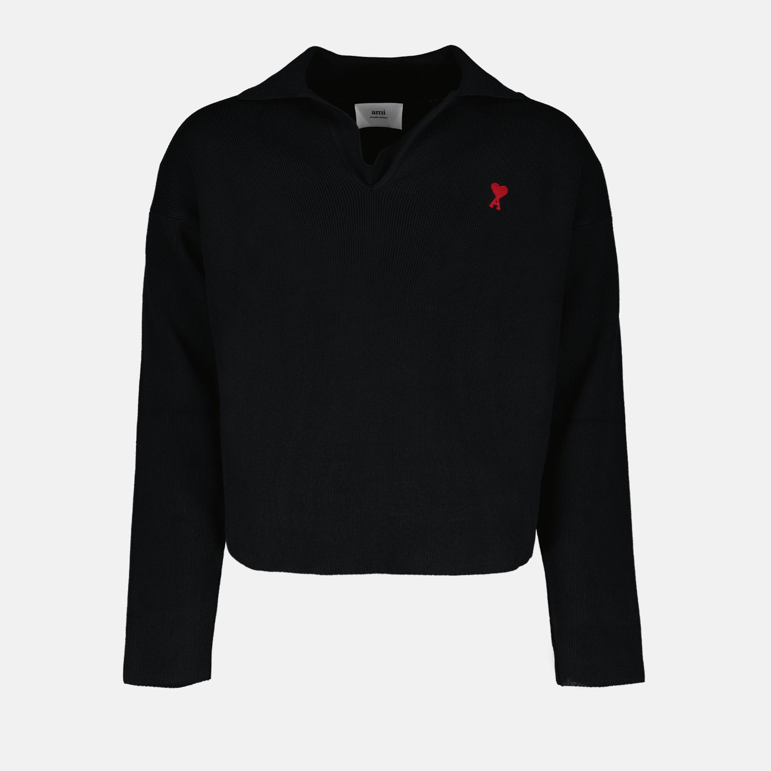 Polos Polo Ami de Coeur Ami PARIS Negro Unisexo
