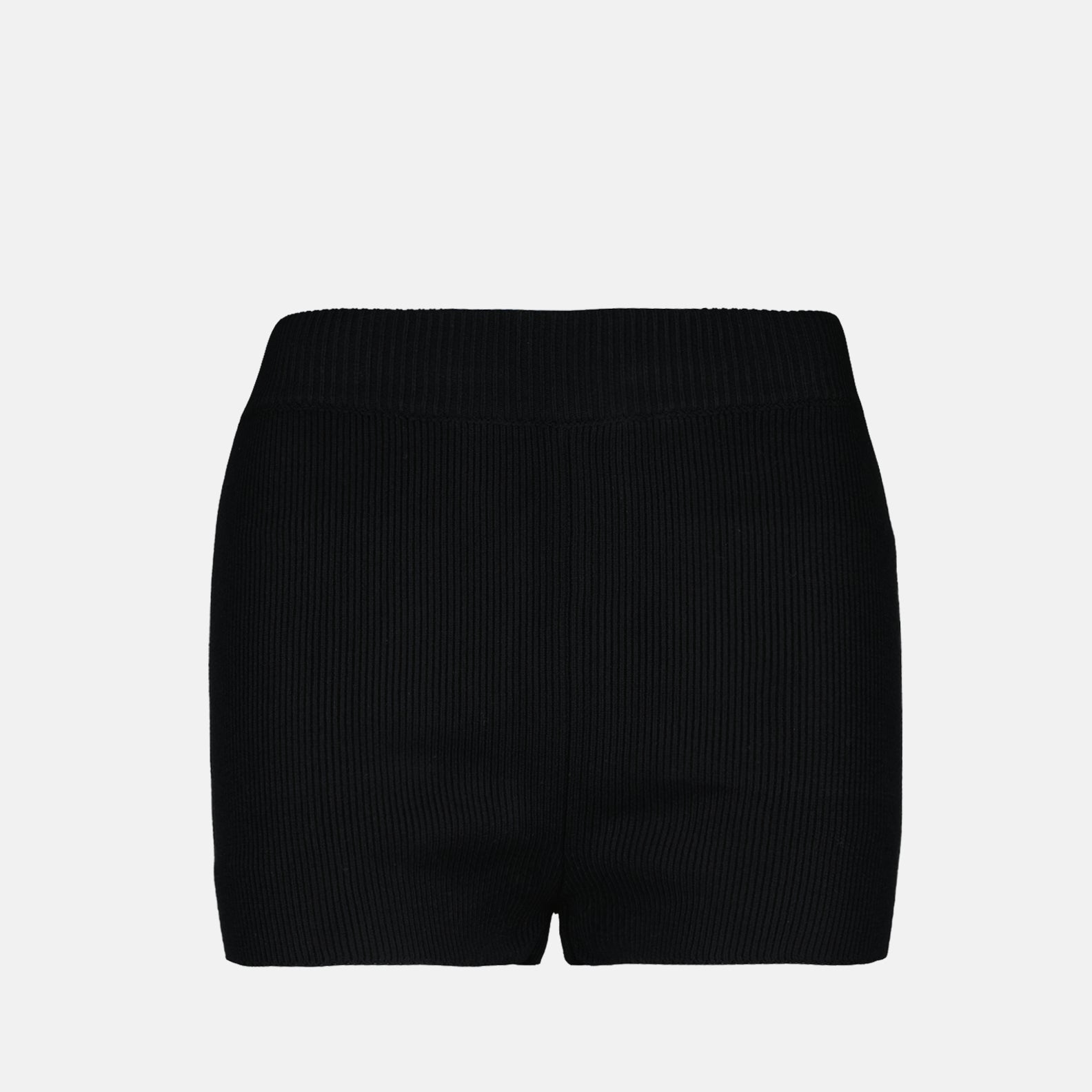 Shorts Mini short côtelé Ami PARIS Noir Femme