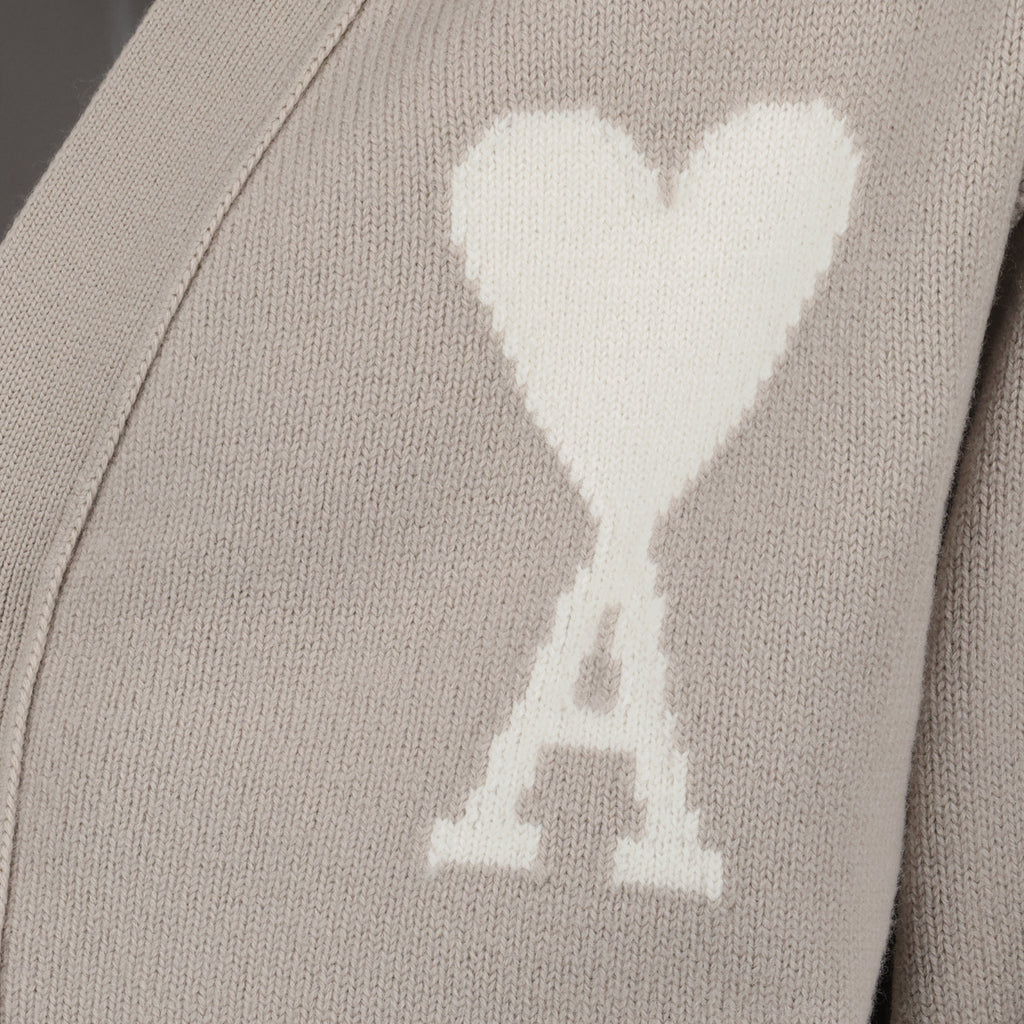 Maille Cardigan Ami de Coeur Ami PARIS Beige Unisexe