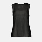 Tops Top de Seda Ami PARIS Preto Femme