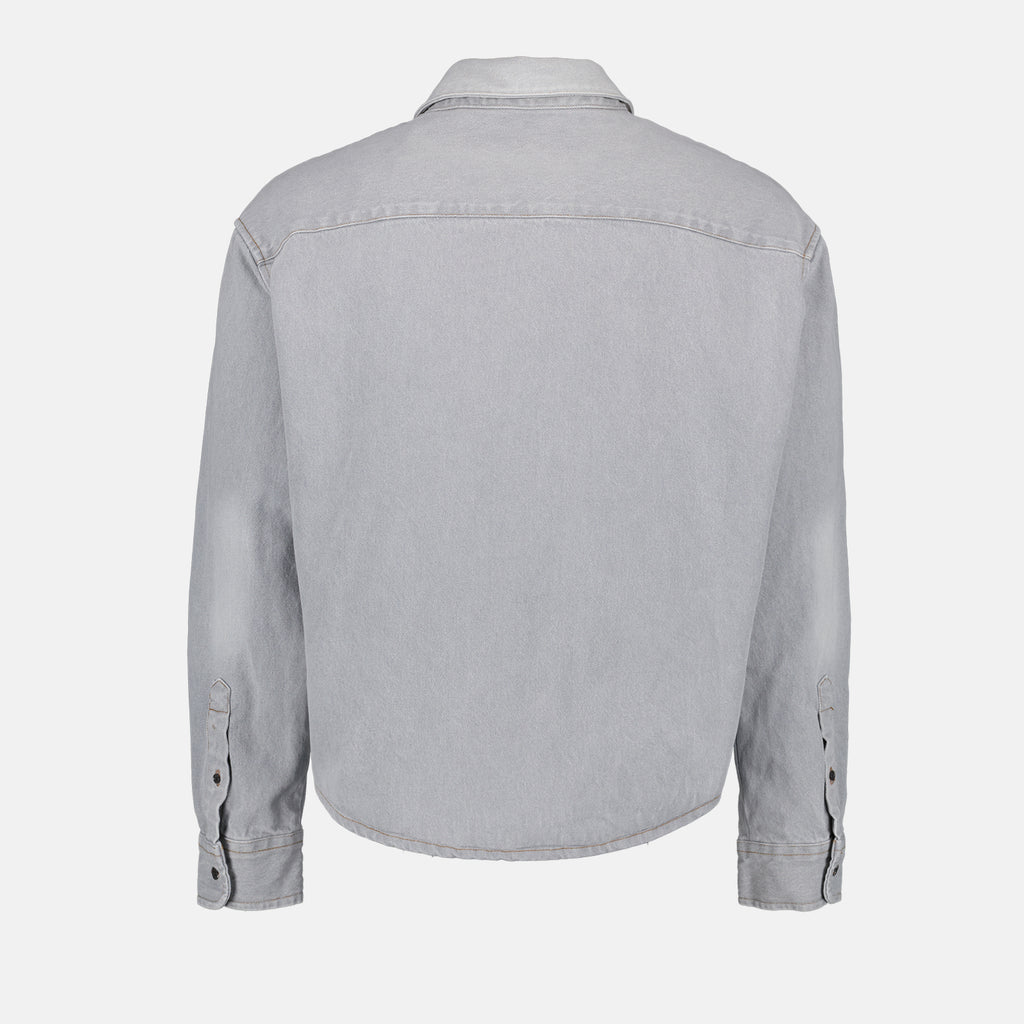 Camisas Chemise en jean Ami PARIS Cinza Homme