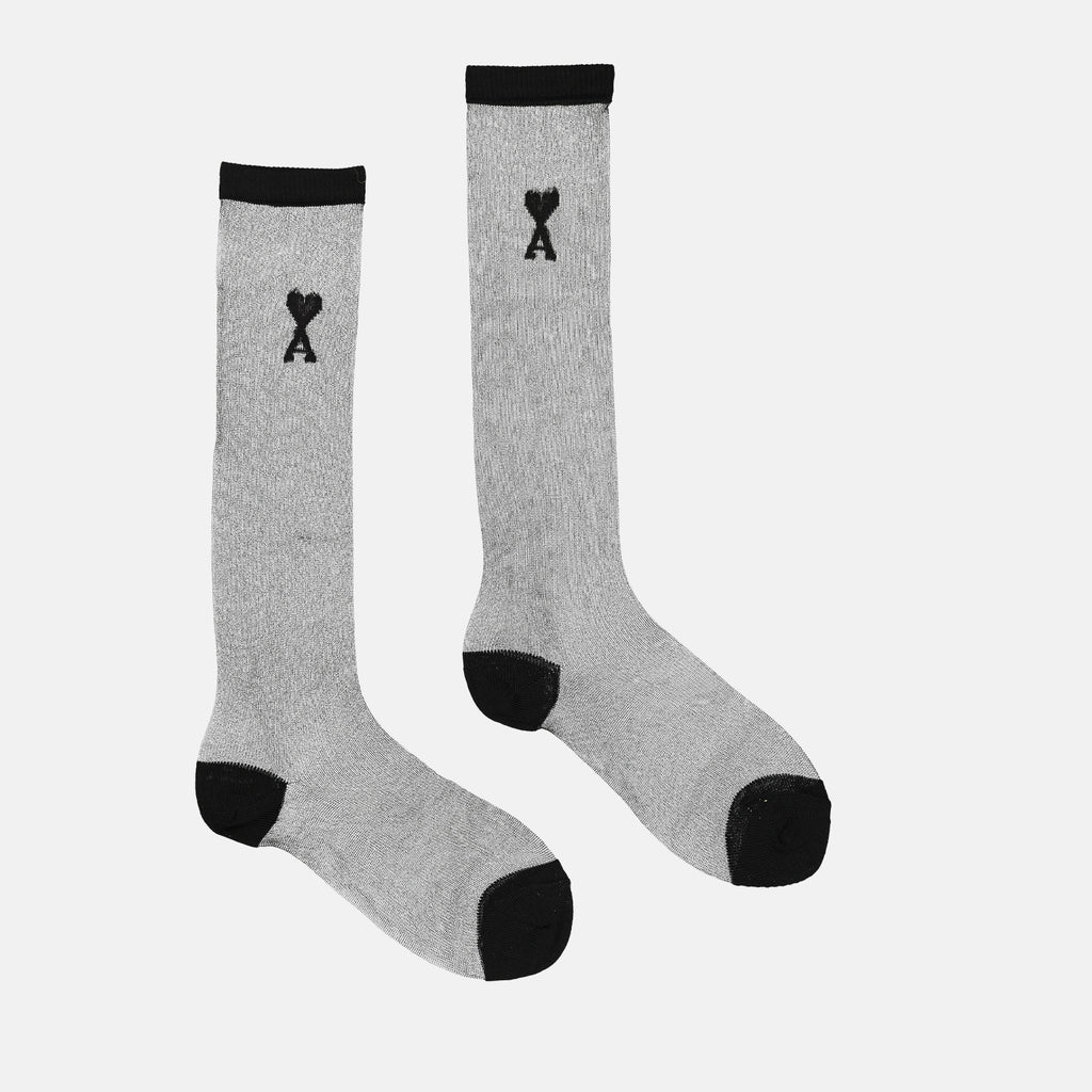 Ropa interior y homewear Chaussettes Ami de Coeur Ami PARIS Gris Unisexo