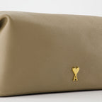 Bolsitas Pochette Ami de Coeur Ami PARIS Beige Unisexo