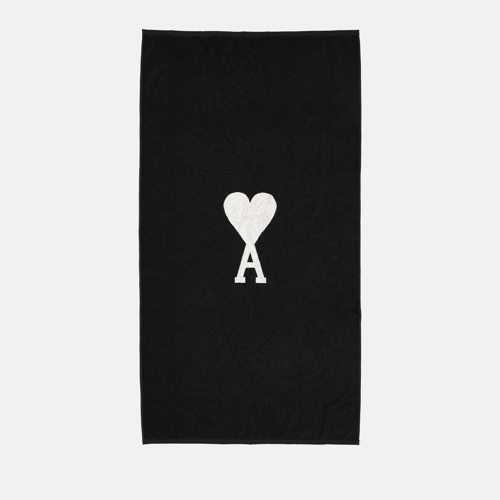 Lifestyle Serviette de plage Ami de Coeur Ami PARIS Schwarz Unisex