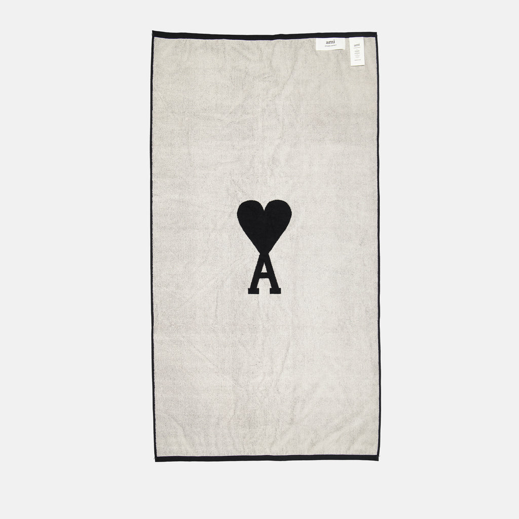 Lifestyle Serviette de plage Ami de Coeur Ami PARIS Schwarz Unisex