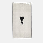 Lifestyle Serviette de plage Ami de Coeur Ami PARIS Schwarz Unisex