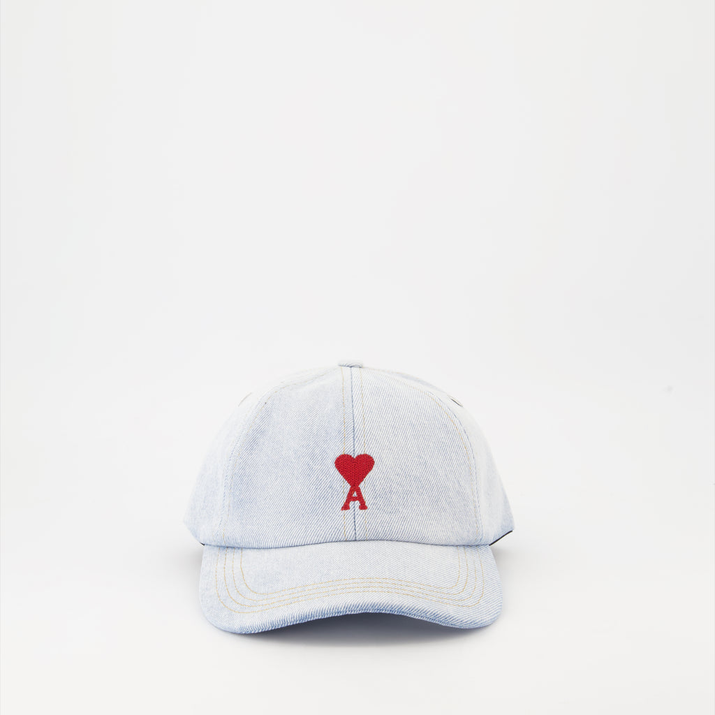 Chapeaux, casquettes et bonnets Casquette Ami de Coeur Ami PARIS Bleu Unisexe