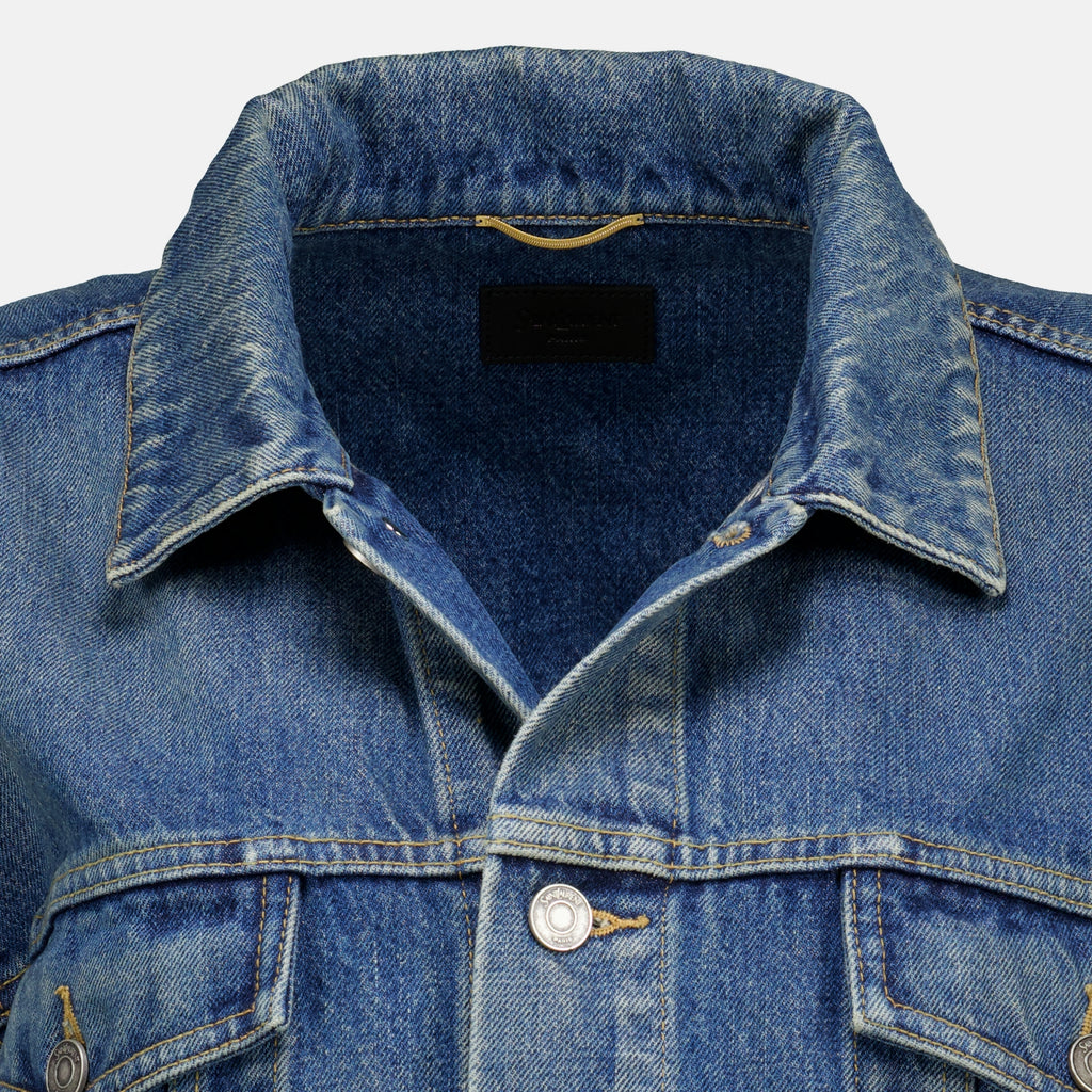 Vestes Blue Denim Jacket Saint Laurent Bleu Femme