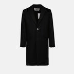 Manteaux Manteau en laine Ami PARIS Noir Homme