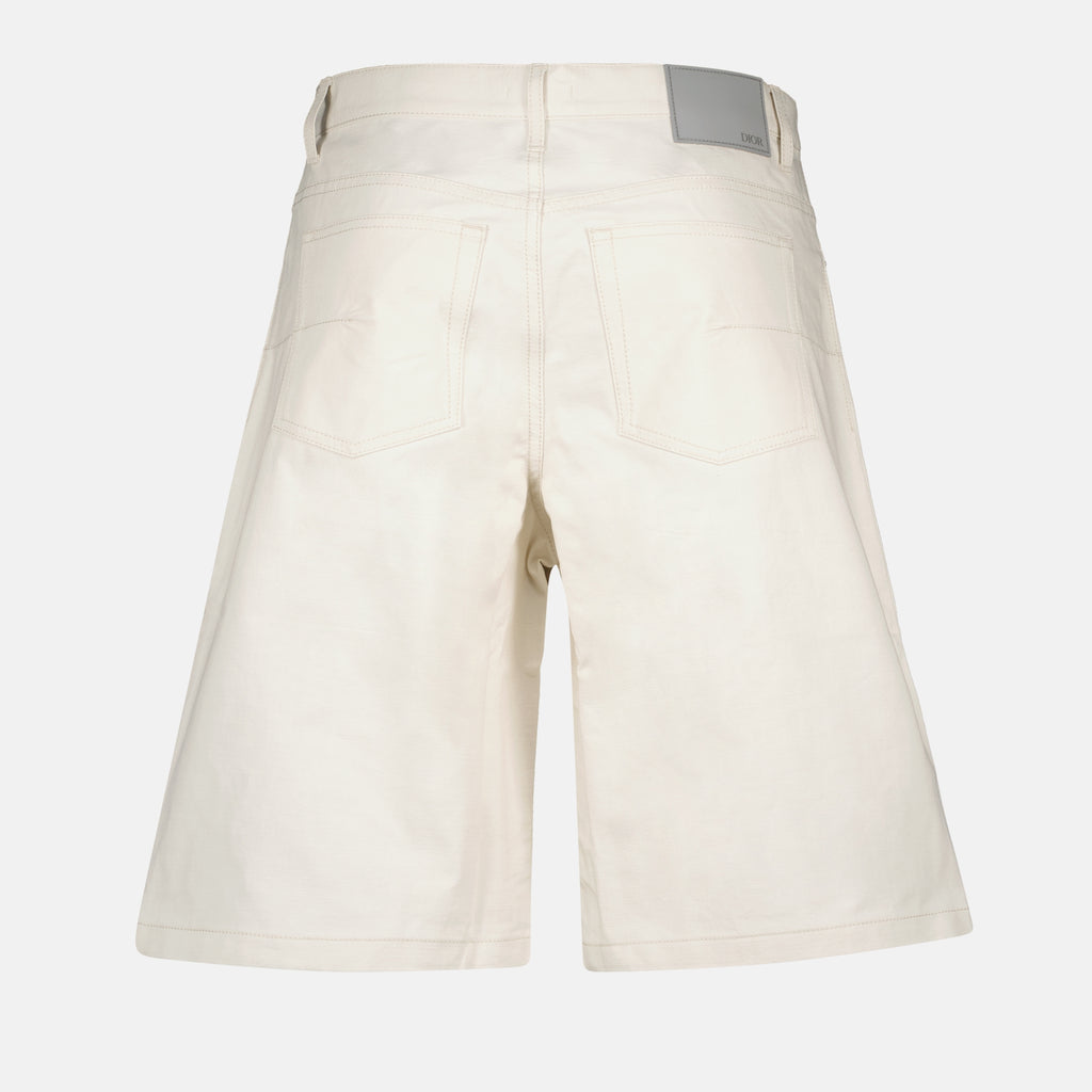 Shorts CD Heart Bermuda Dior Bianco Homme