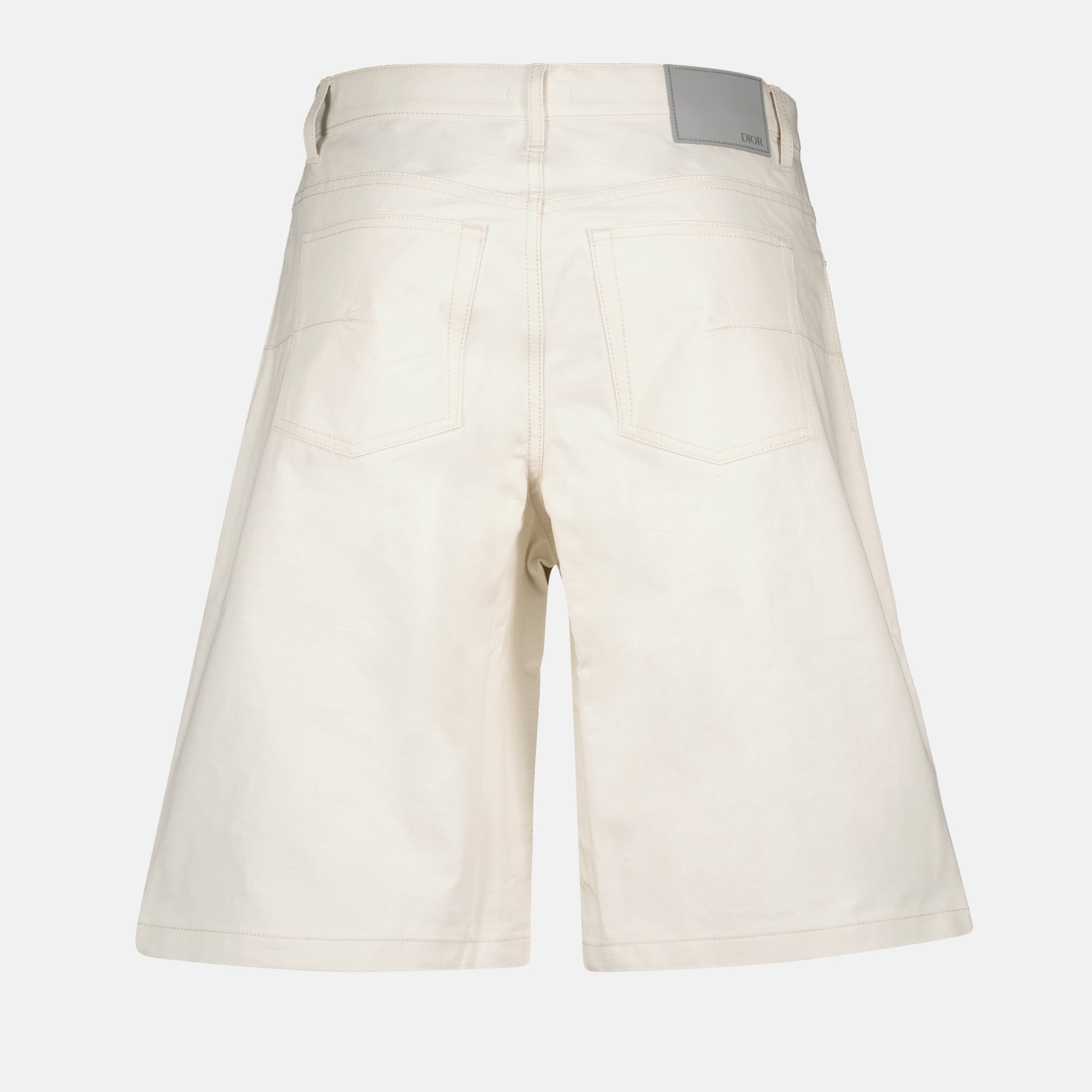 Shorts CD Heart Bermuda Dior Bianco Homme