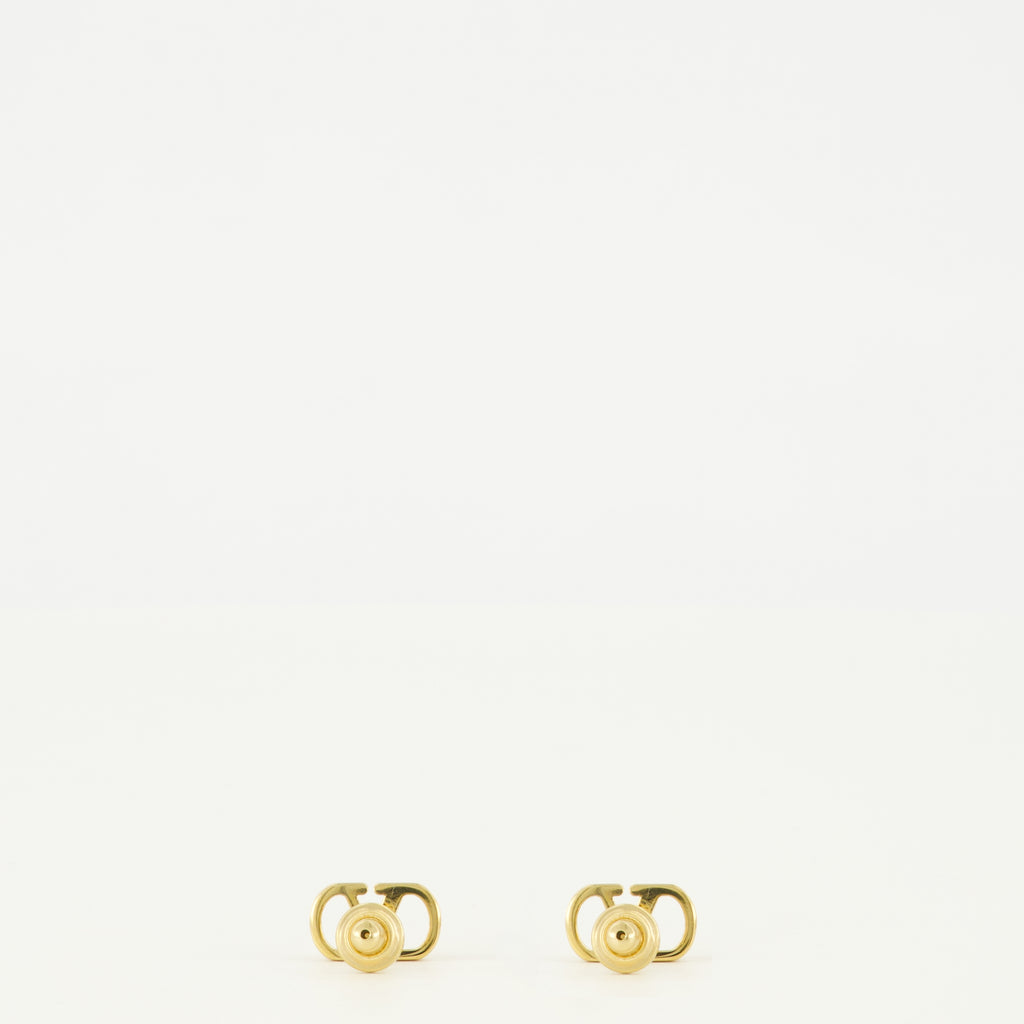 Bijoux VLogo ゴールドメタルピアス Valentino Garavani Doré Femme
