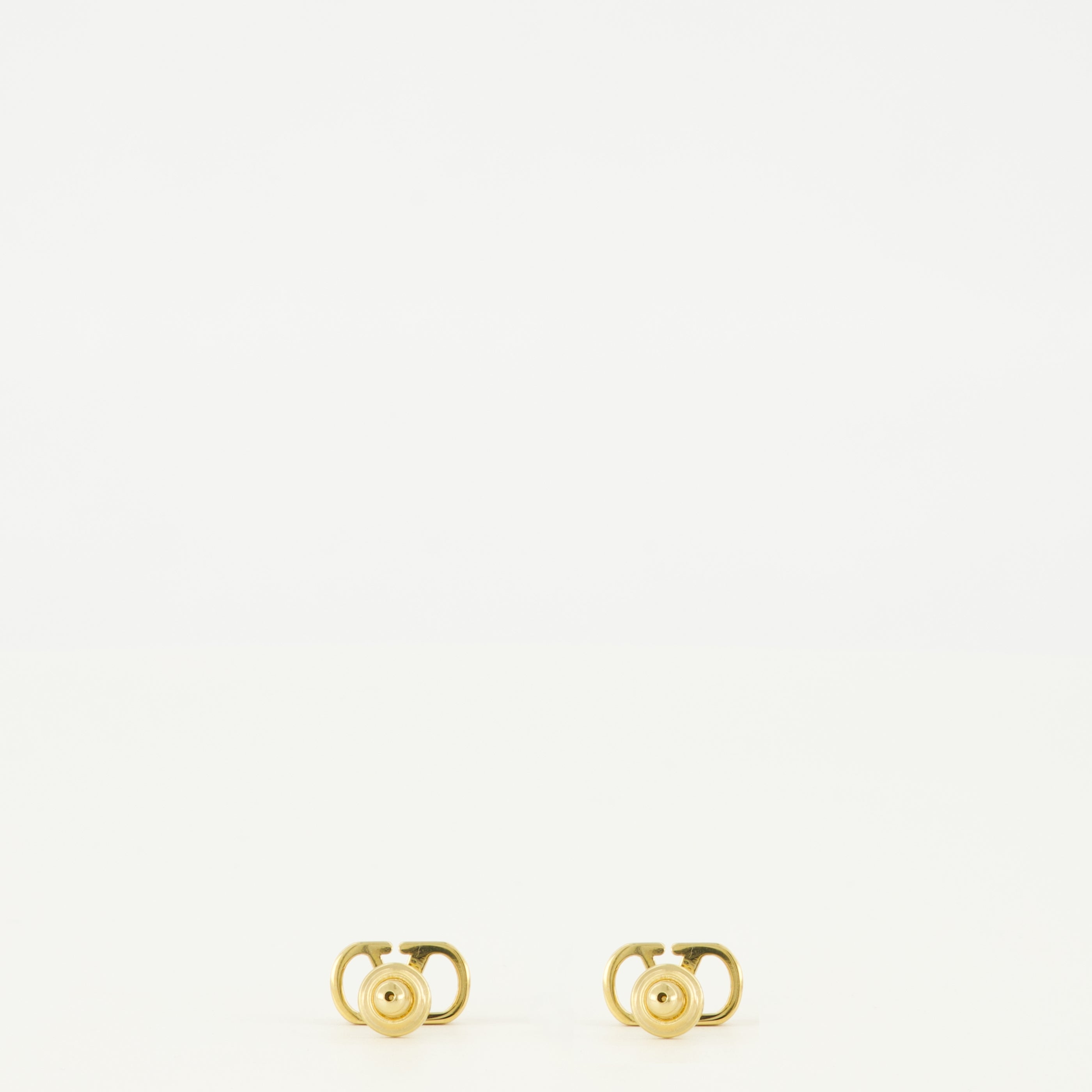 Bijoux VLogo Gold Metal Earrings Valentino Garavani Doré Femme
