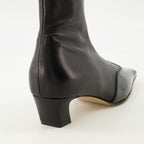 Bild des Khaite Damen Schwarz Nevada Stiefeletten - Herbst-Winter 2025 Saison - Rückansicht