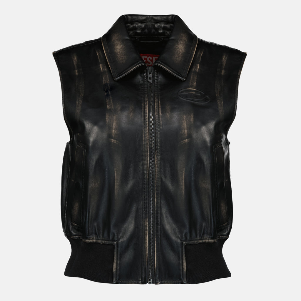 Bild der Diesel-Marke G-Inko ärmellosen Jacke für Damen - Frühjahr-Sommer 2026 - Vorderansicht