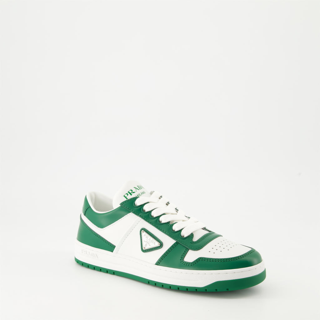 Baskets Baskets Downtown Prada Vert Femme