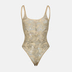 Tops Megan Lace Bodysuit Diesel Beige Femme