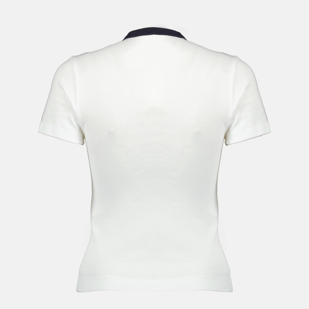 Image de l'article T-shirt à logo blanc de la marque Patou pour Femme - Saison Printemps-Été 2026 - Vue de Dos