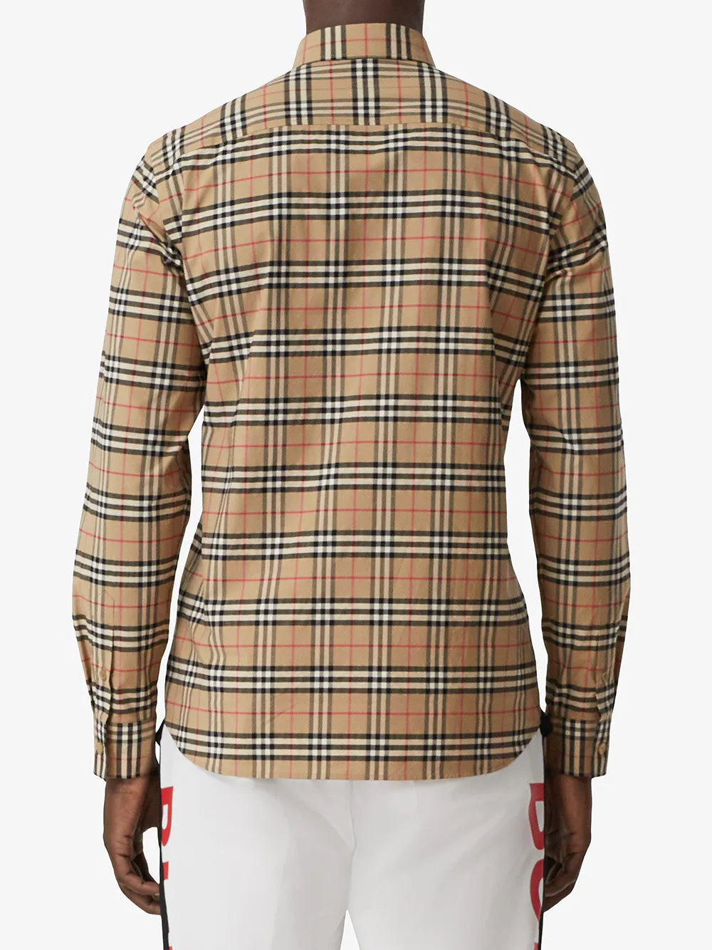 Camisas Chemise à carreaux Burberry Beige Homme