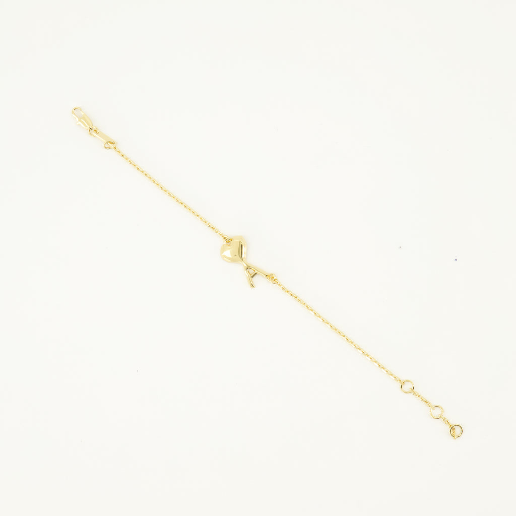 Image de l'article Bracelet AMI de coeur doré de la marque Ami PARIS pour Unisex - Saison Printemps-Été 2026 - Vue détaillée_2