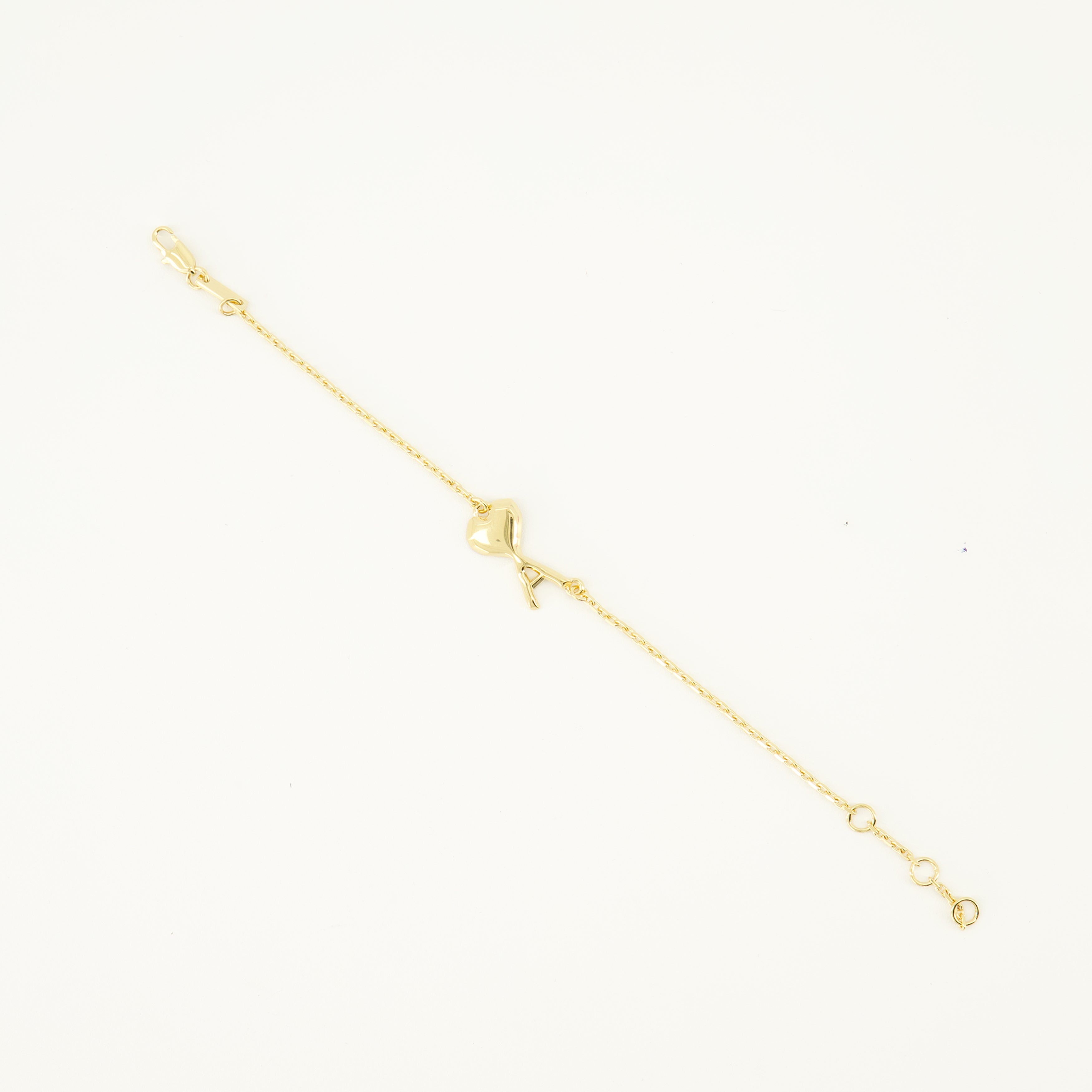 Image de l'article Bracelet AMI de coeur doré de la marque Ami PARIS pour Unisex - Saison Printemps-Été 2026 - Vue détaillée_2