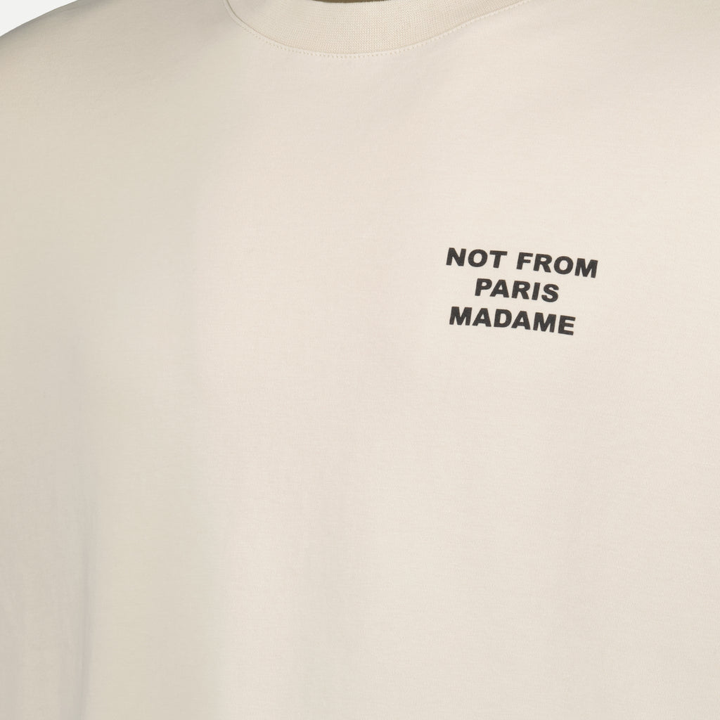 Camisetas T-Shirt Slogan Bege Drole De Monsieur Bege Homens