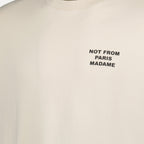 Camisetas T-Shirt Slogan Bege Drole De Monsieur Bege Homens