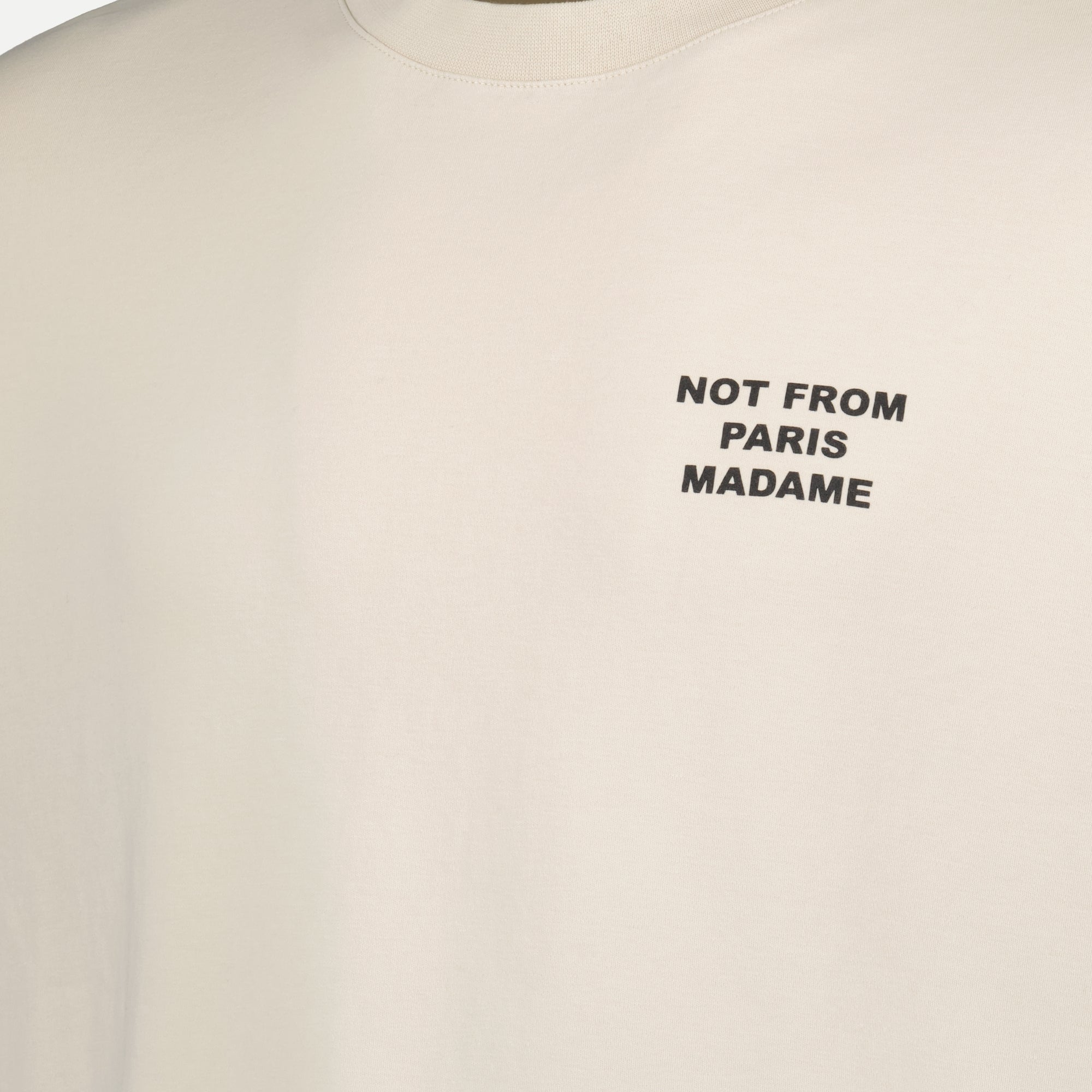 Camisetas T-Shirt Slogan Bege Drole De Monsieur Bege Homens