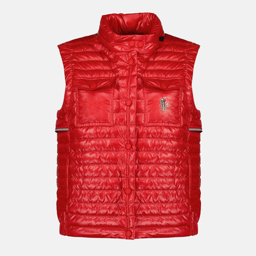 Image de l'article Doudoune sans manches Gumiane rouge de la marque Moncler Grenoble pour Femme - Saison Printemps-Été 2026 - Vue de Face