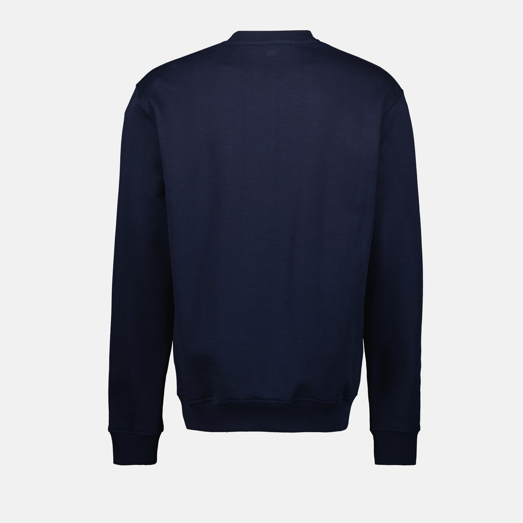 Felpe Maglione a Cuore AMI Ami PARIS Blu scuro Unisex