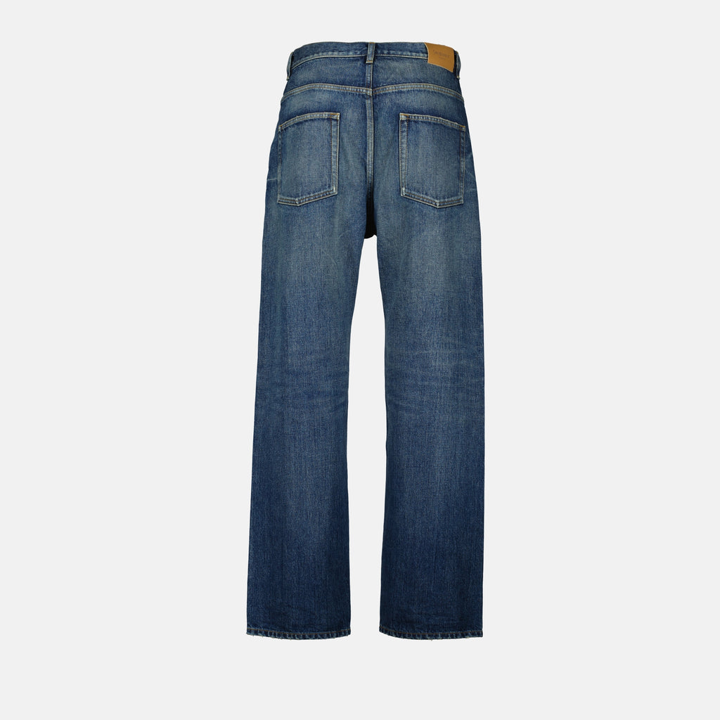 Pants High-Waisted Jeans Saint Laurent Blue Homme