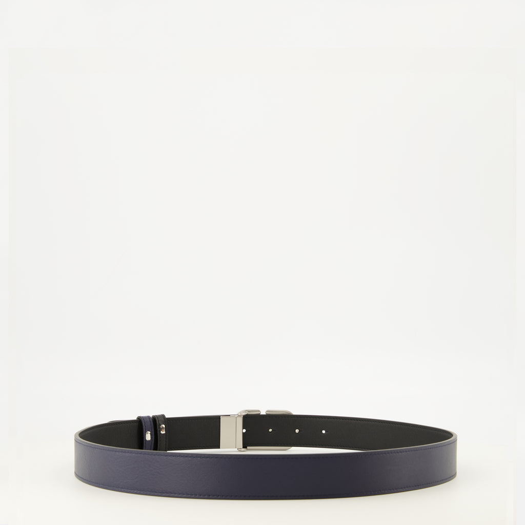 Ceintures Ceinture VLogo réversible bleu marine Valentino Garavani Bleu foncé Homme