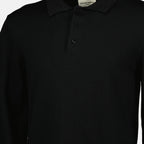 Imagen del polo de manga larga Brandon de la marca Officine Générale para hombre - Temporada Otoño Invierno 2025 - Vista detallada_1