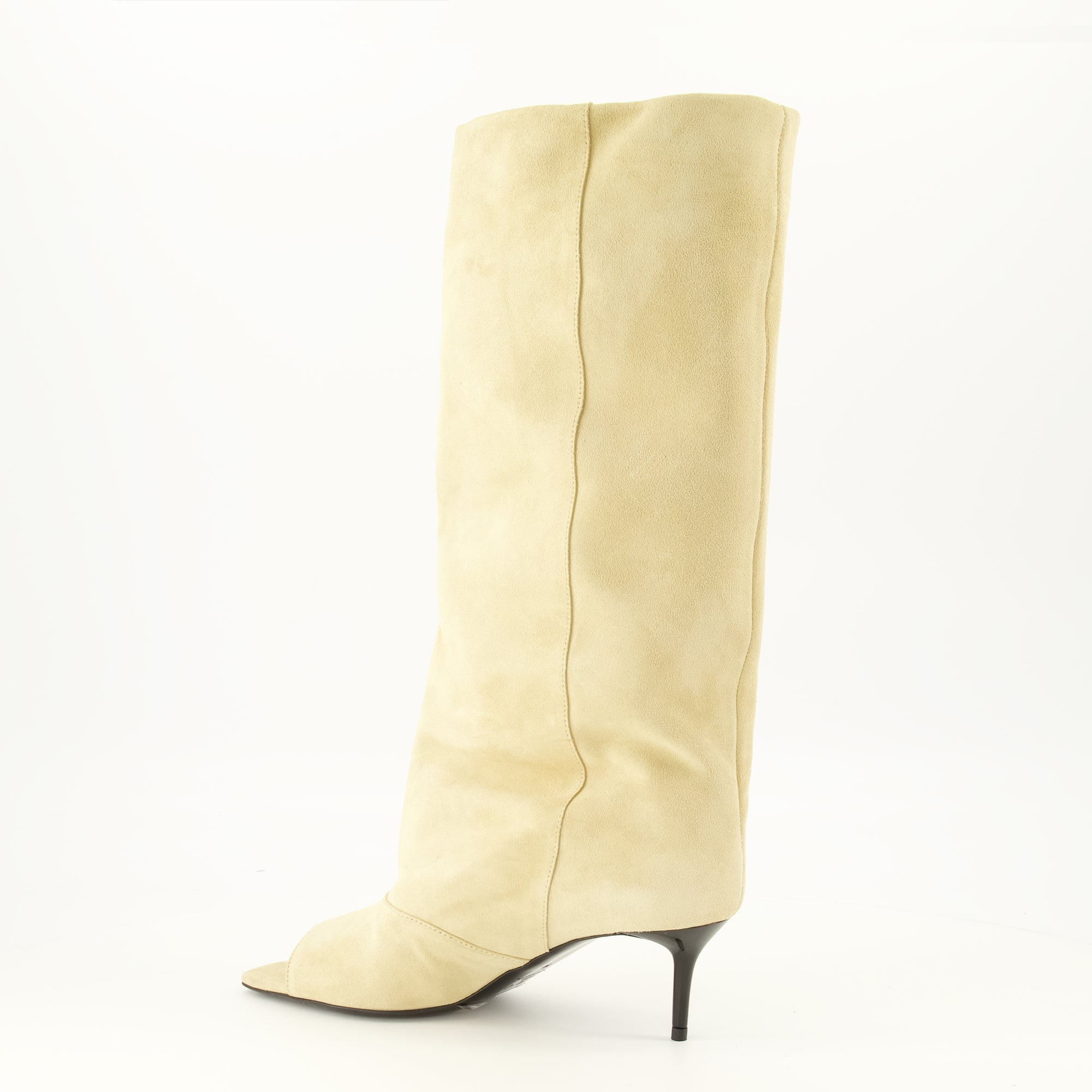 Bottes 베이지 스웨이드 부츠 Iro Beige Femme