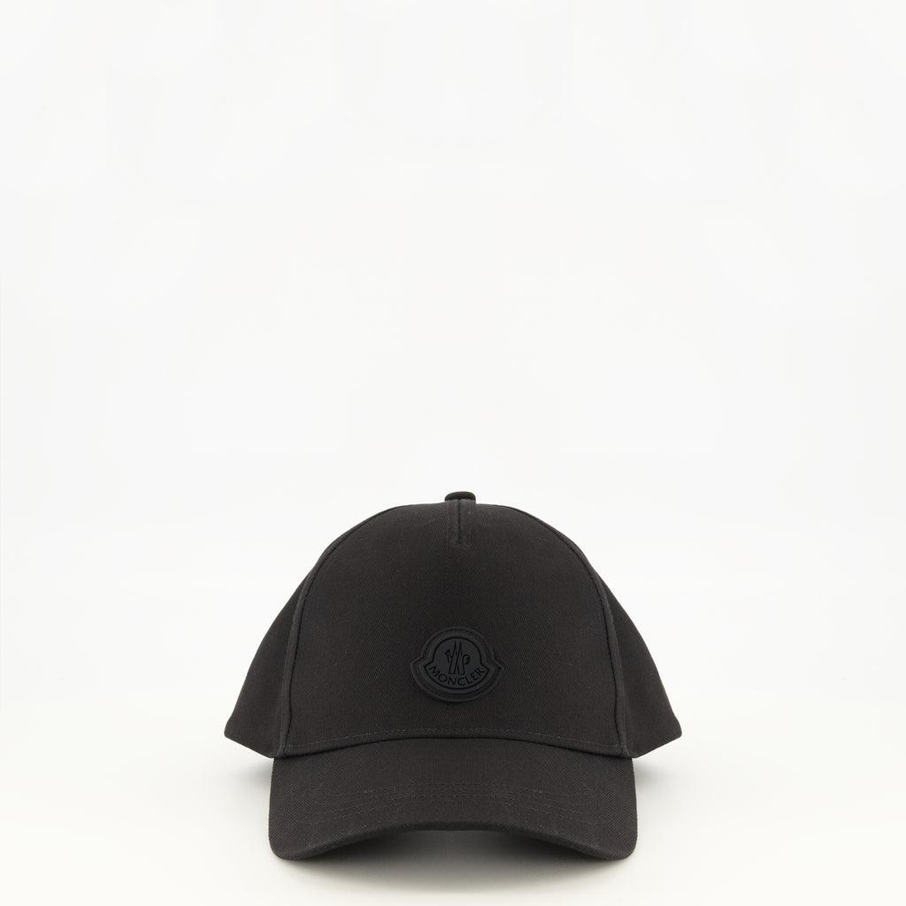 Chapeaux, casquettes et bonnets Schwarze Baumwollmütze Moncler Noir Homme