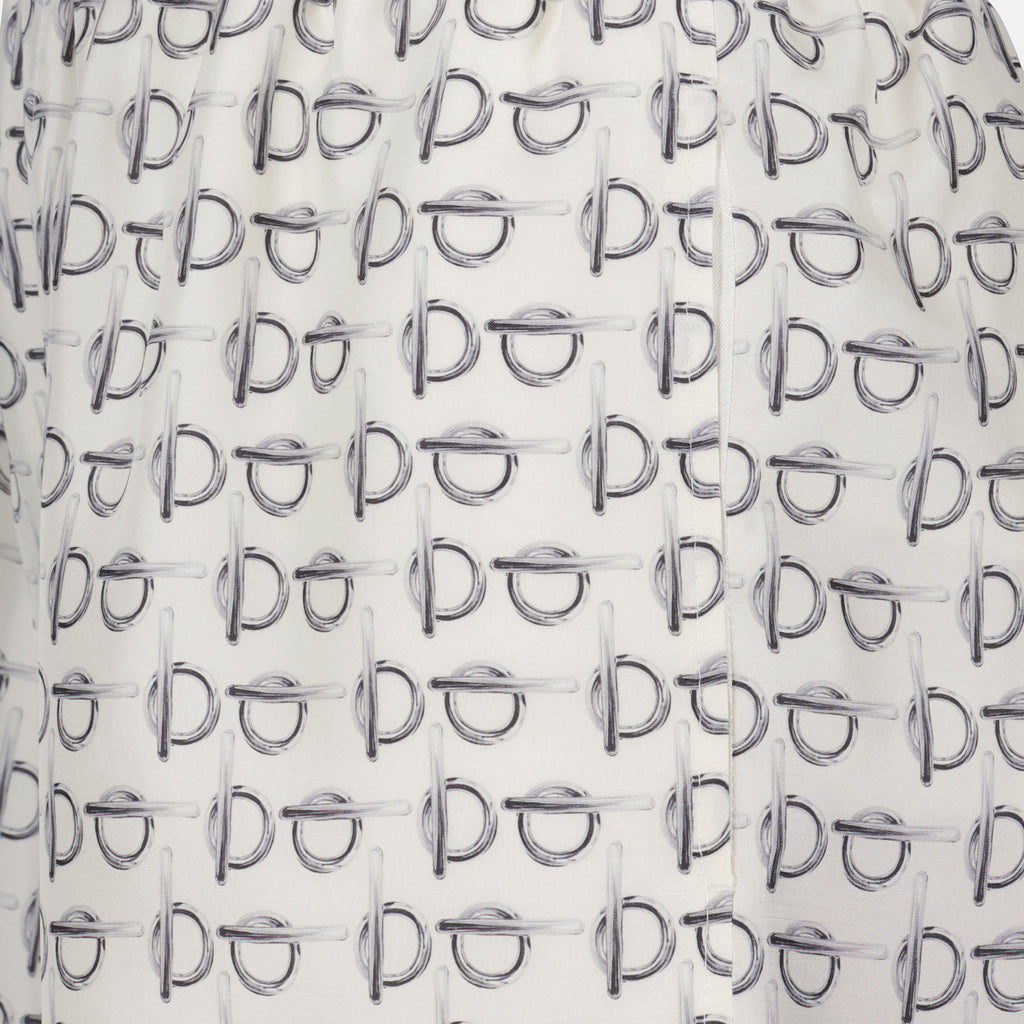 Shorts Silk B Shorts Burberry Gray Women