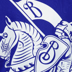 T-shirt T-shirt Cavalier EKD Burberry Blu Homme