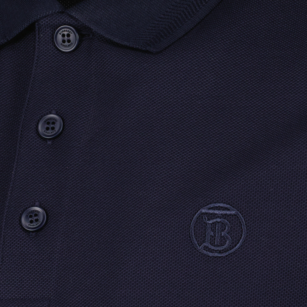 Polo Polo Eddie Burberry Blu Homme