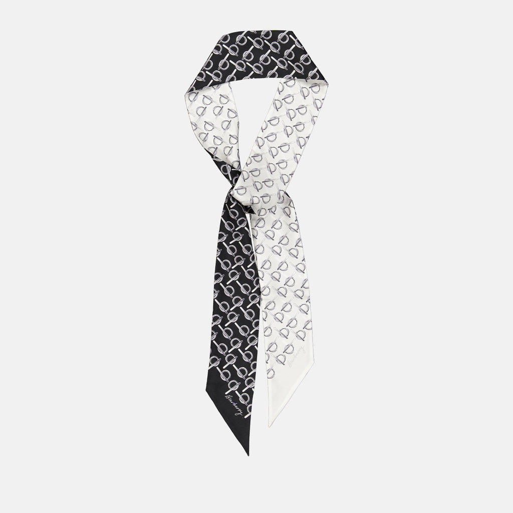 Écharpes, foulards et gants Foulard réversible B Burberry Gris Femme